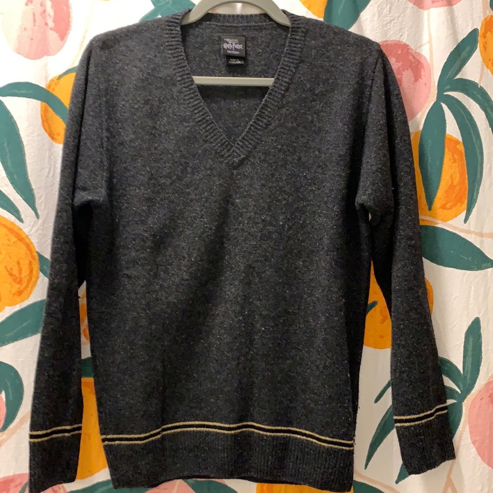 Lambswool Harry Potter Hufflepuff sweater 🖤💛🦡